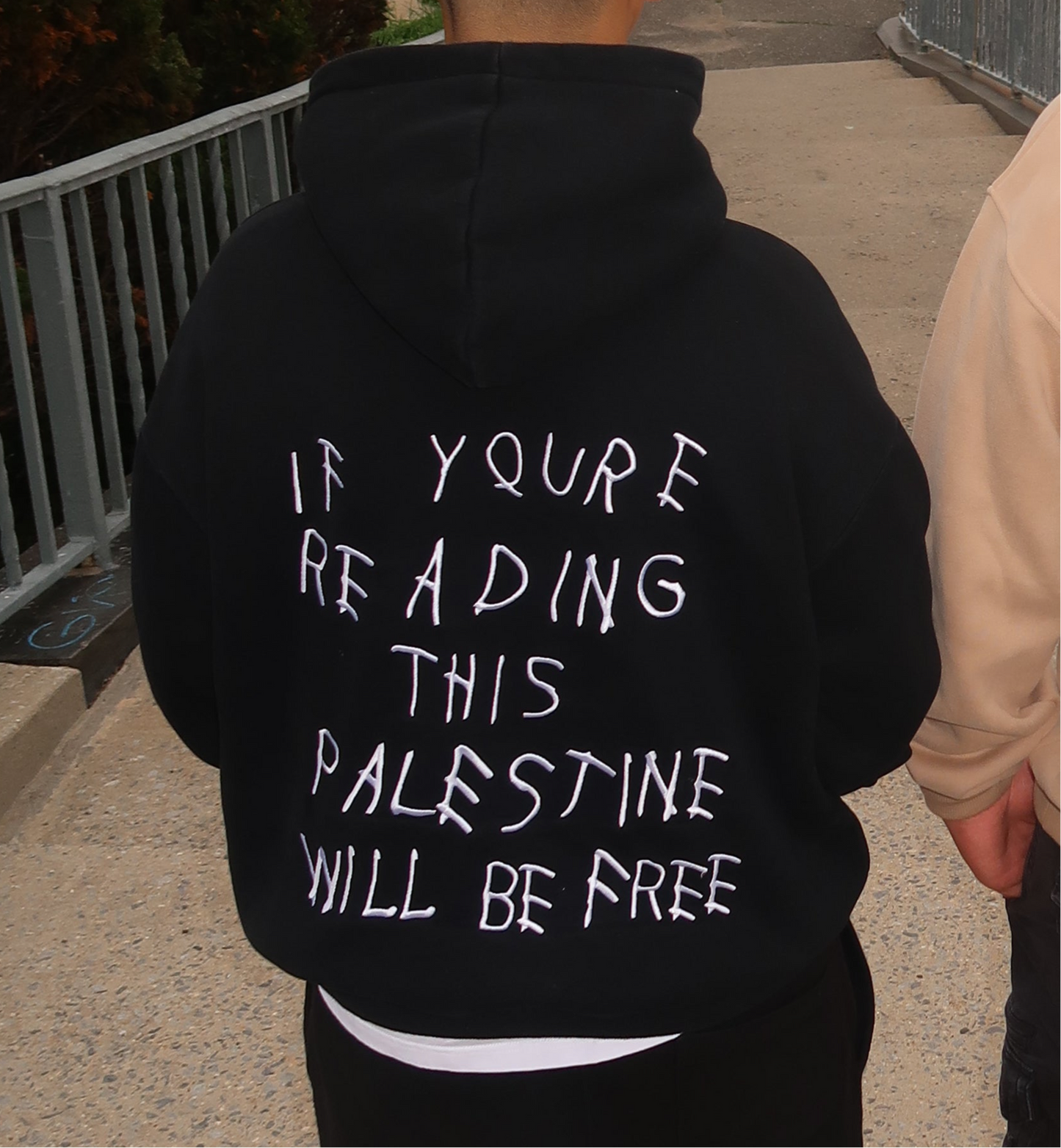 Drake-Inspired Black Palestine Hoodie