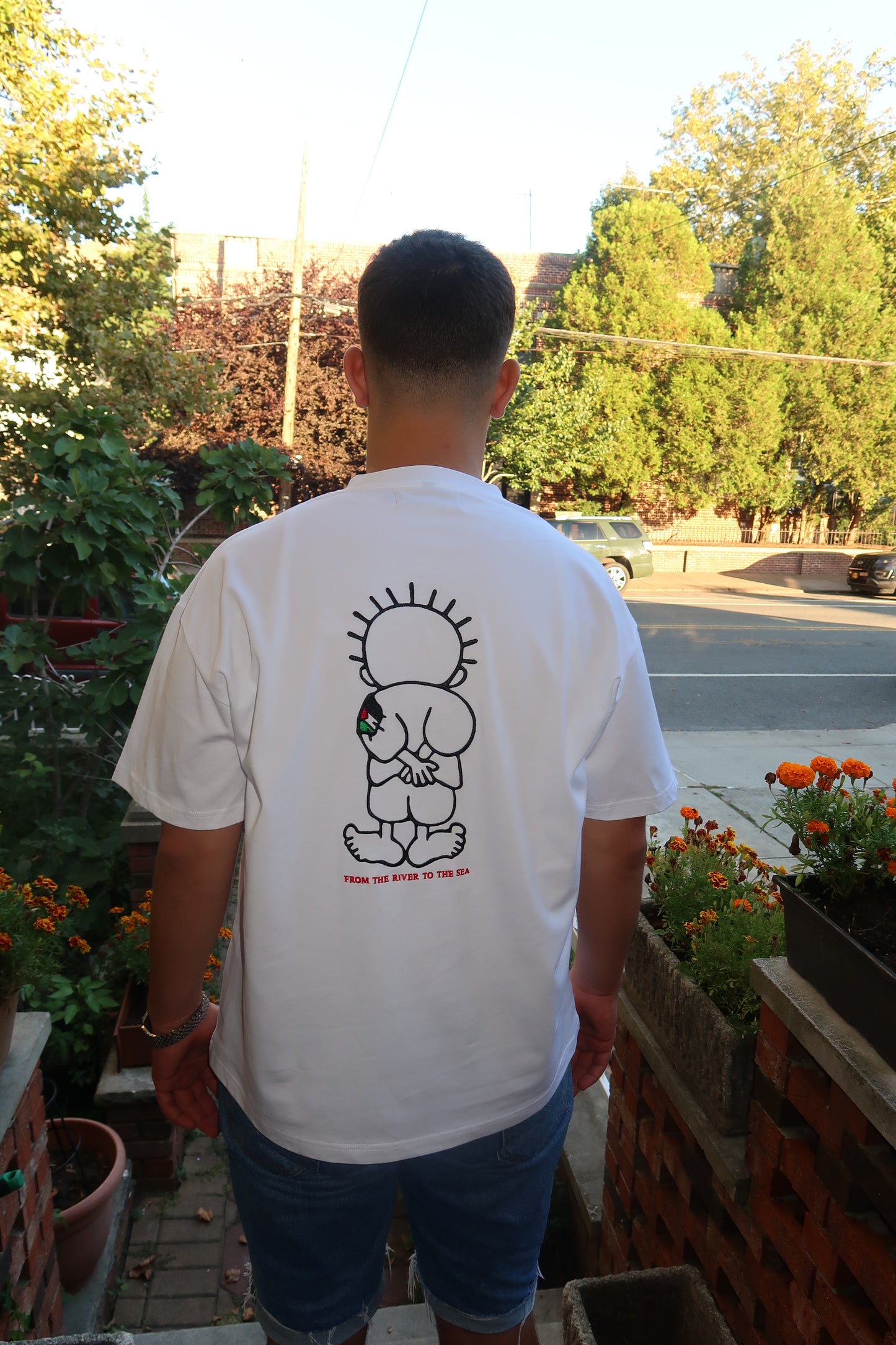 Handala White T-shirt